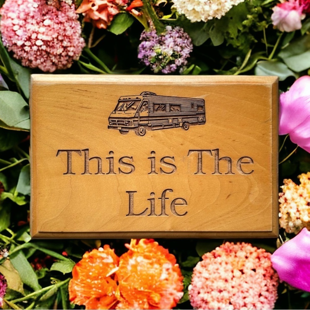 This Is The Life RV Wooden Wall Sign